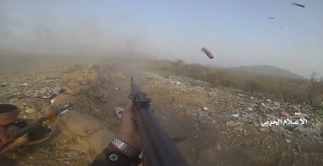 عملية هجومية على مواقع لمرتزقة الجيش السعودي قبالة جبل الدود بجيزان (10)