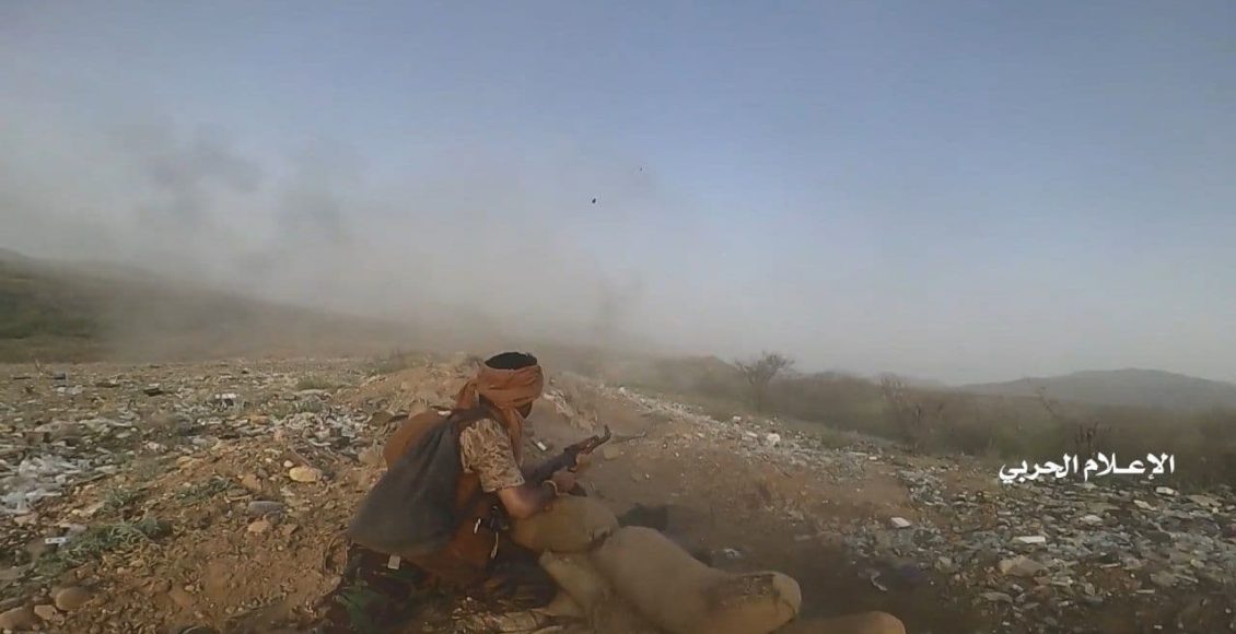 عملية هجومية على مواقع لمرتزقة الجيش السعودي قبالة جبل الدود بجيزان (11)