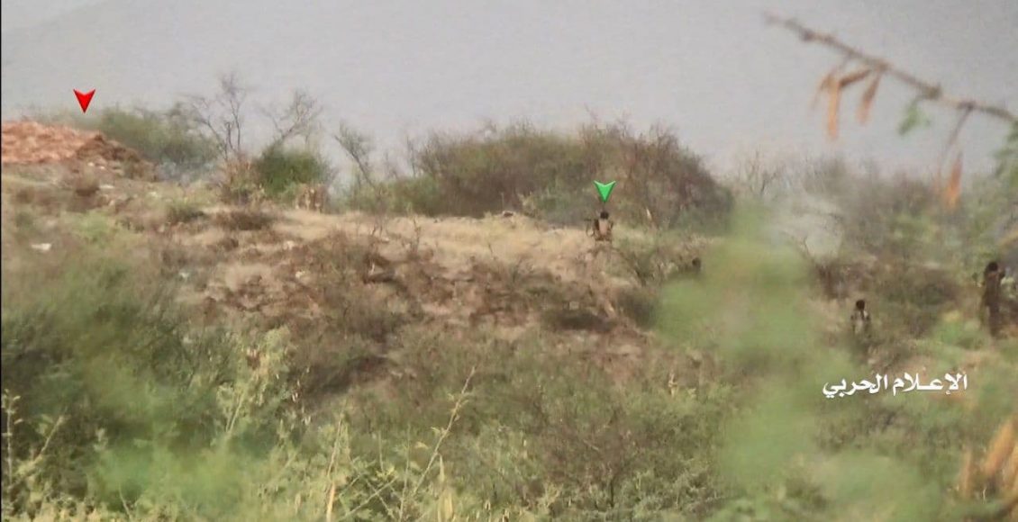عملية هجومية على مواقع لمرتزقة الجيش السعودي قبالة جبل الدود بجيزان (17)