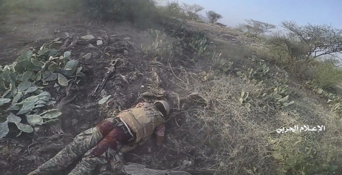 عملية هجومية على مواقع لمرتزقة الجيش السعودي قبالة جبل الدود بجيزان (18)