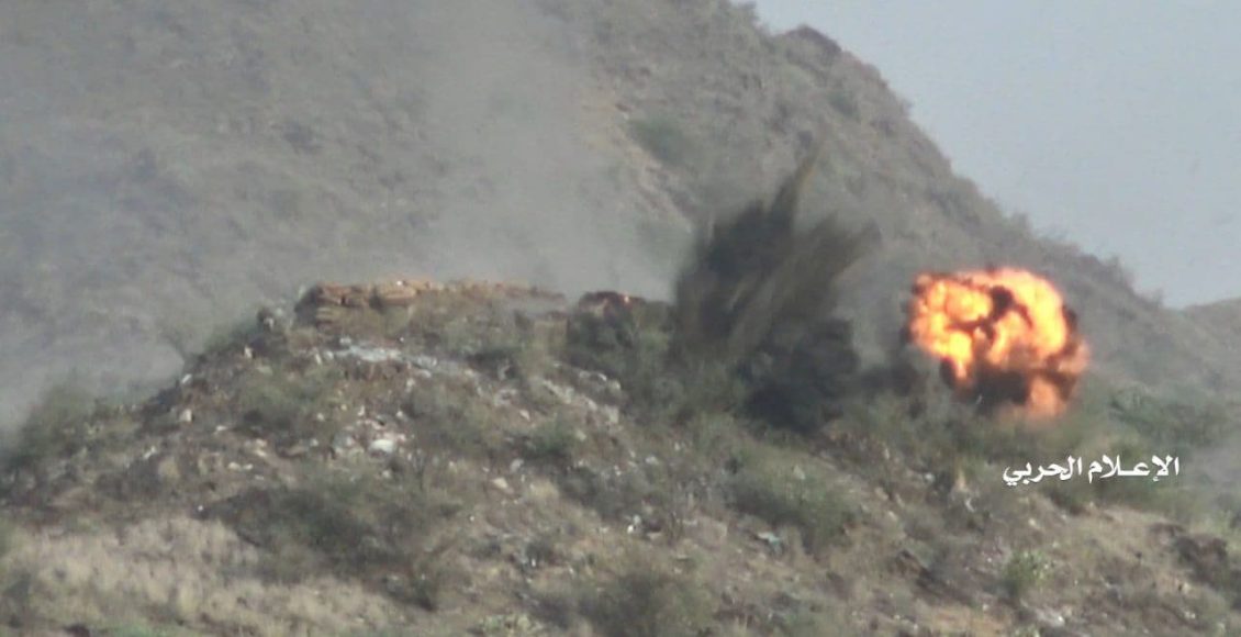 عملية هجومية على مواقع لمرتزقة الجيش السعودي قبالة جبل الدود بجيزان (5)